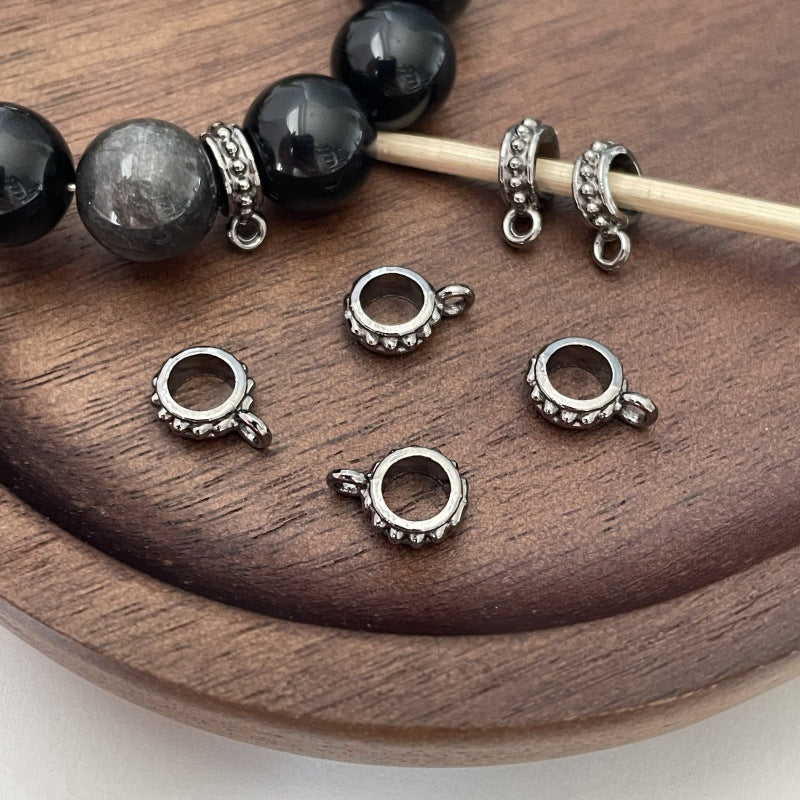 Alloy Hanging Head Connecting Buckle Spacer Beads | DIY Keychain Bracelet Making Supply