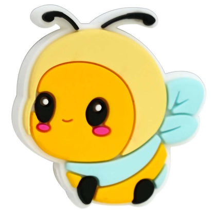 Cute Little Bee Silicone Focus Beads In Various Shapes