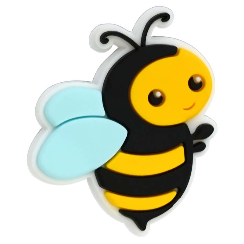 Cute Little Bee Silicone Focus Beads In Various Shapes