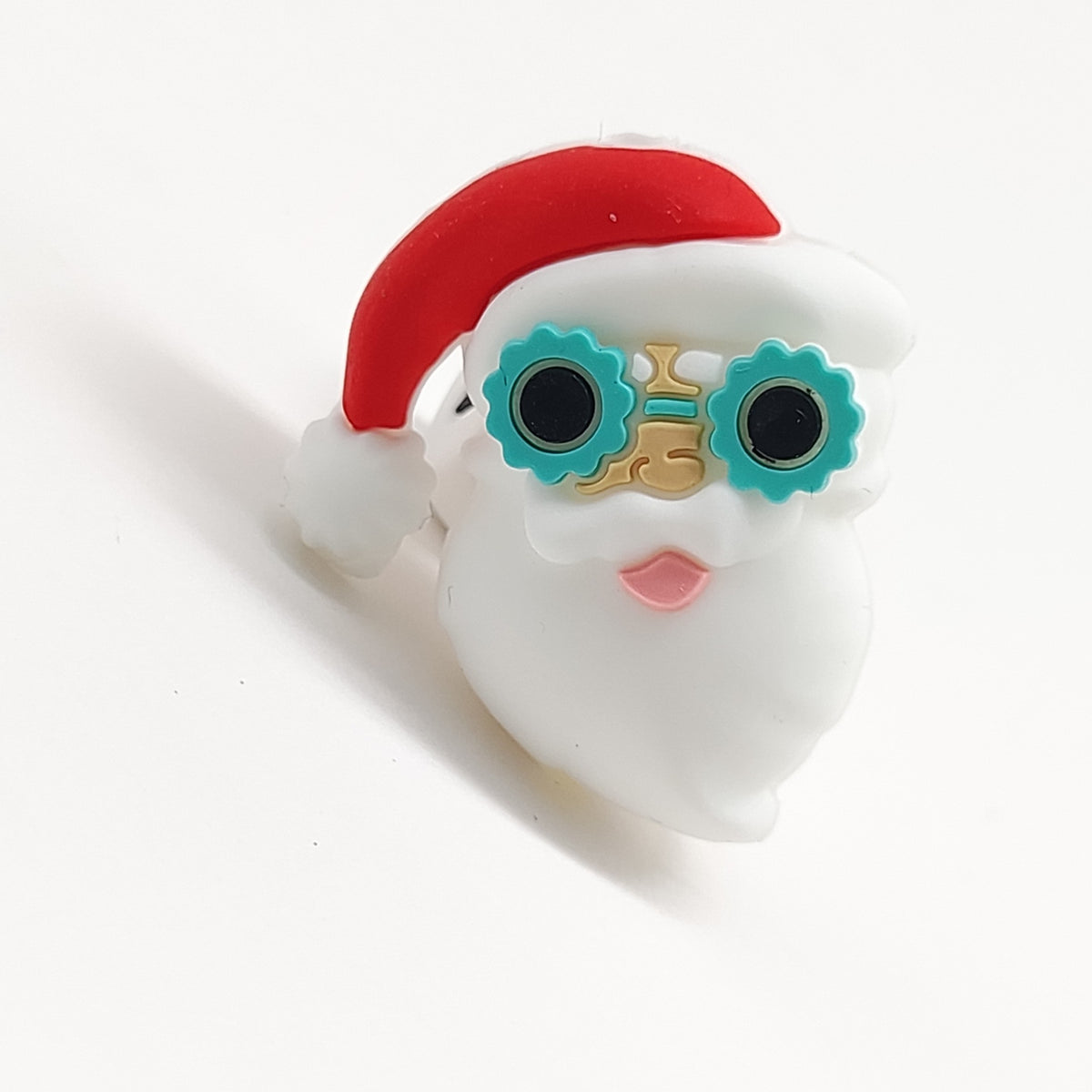 Christmas Silicone Beads Pen Focus Beads Scattered Beads | Silicone Focal Bead for DIY Keychain & Pen Wrap