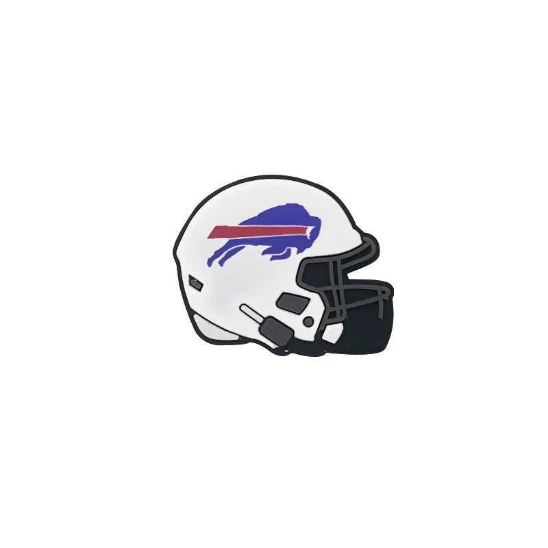 32 Teams 3D Football Team Silicone Helmet Focus Beads | DIY Sports Fan Bracelet & Keychain Craft Bead