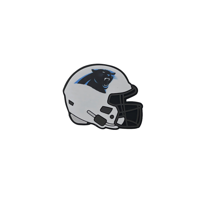 32 Teams 3D Football Team Silicone Helmet Focus Beads | DIY Sports Fan Bracelet & Keychain Craft Bead