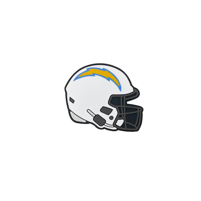 32 Teams 3D Football Team Silicone Helmet Focus Beads | DIY Sports Fan Bracelet & Keychain Craft Bead