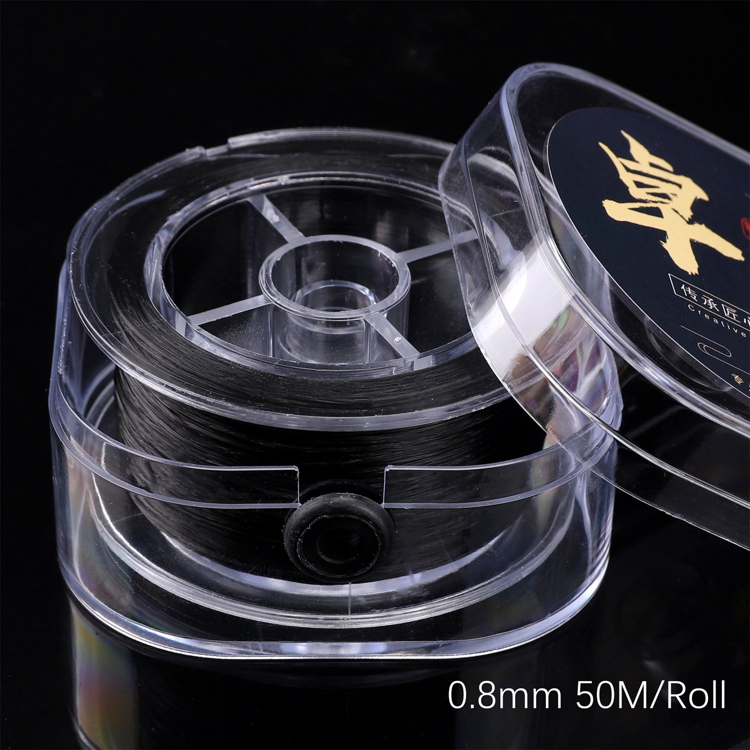 Handmade DIY String Accessories Flat Crystal Elastic Line - Beadable Cat