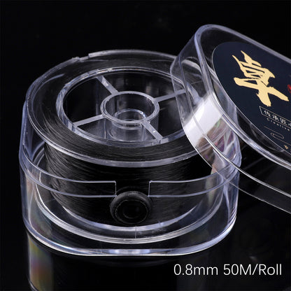 Handmade DIY String Accessories Flat Crystal Elastic Line - Beadable Cat