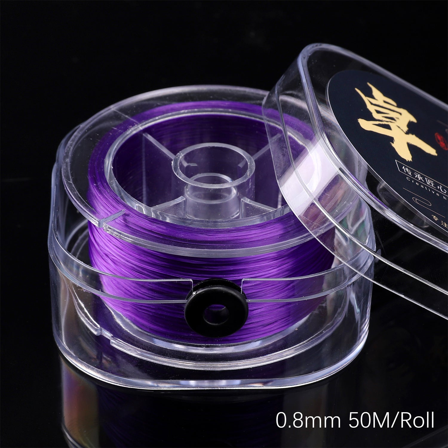 Handmade DIY String Accessories Flat Crystal Elastic Line - Beadable Cat