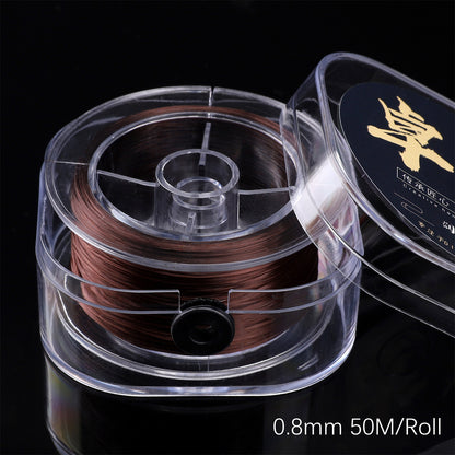 Handmade DIY String Accessories Flat Crystal Elastic Line - Beadable Cat