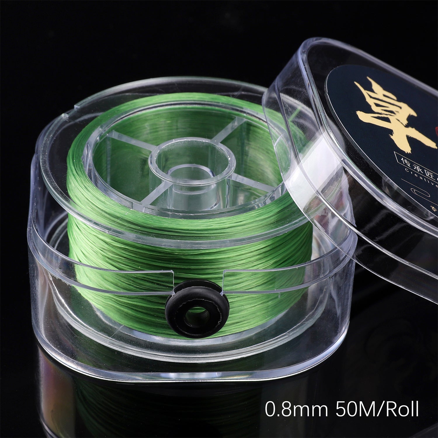 Handmade DIY String Accessories Flat Crystal Elastic Line - Beadable Cat