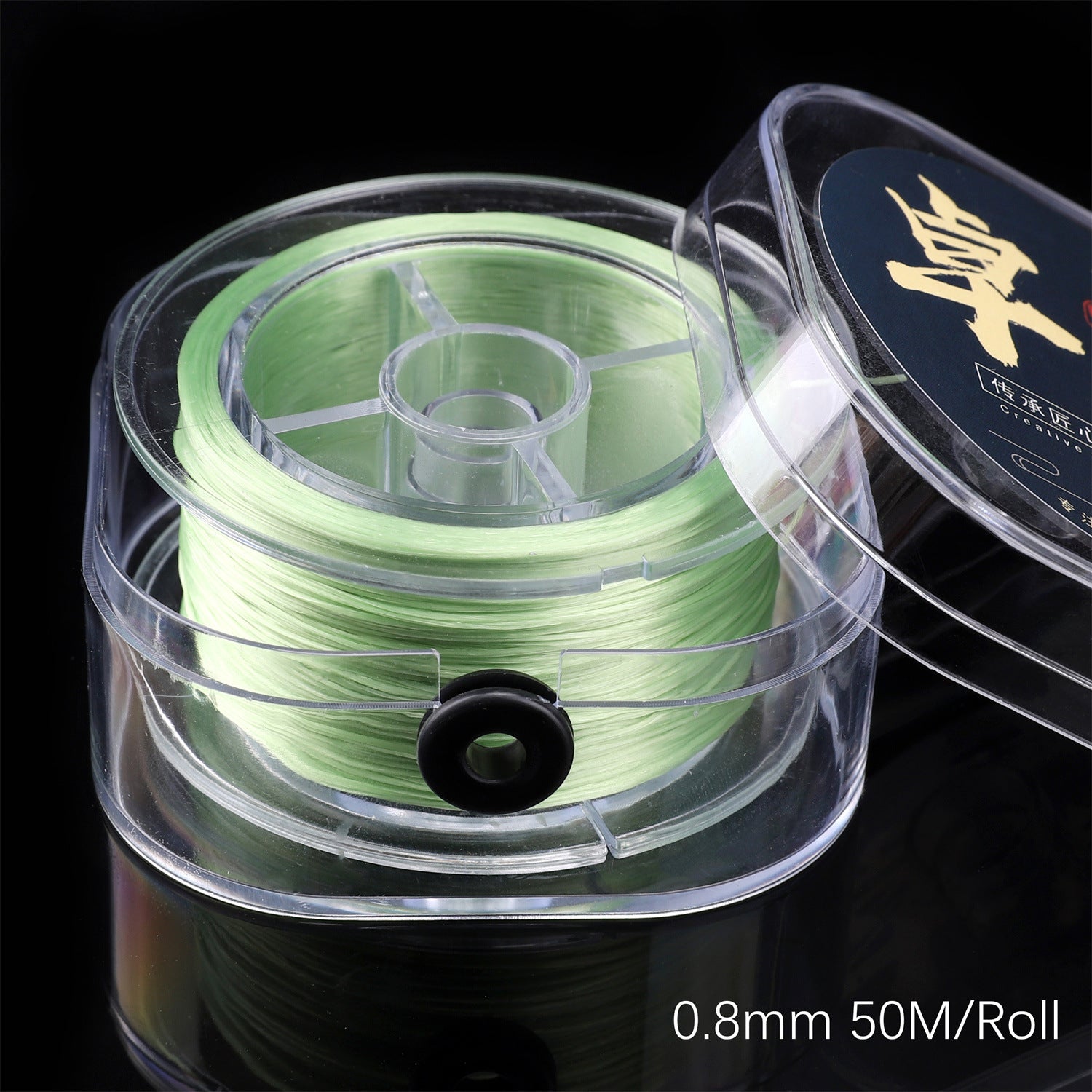 Handmade DIY String Accessories Flat Crystal Elastic Line - Beadable Cat