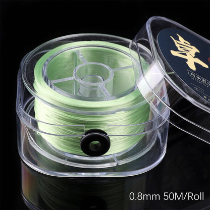 Handmade DIY String Accessories Flat Crystal Elastic Line - Beadable Cat