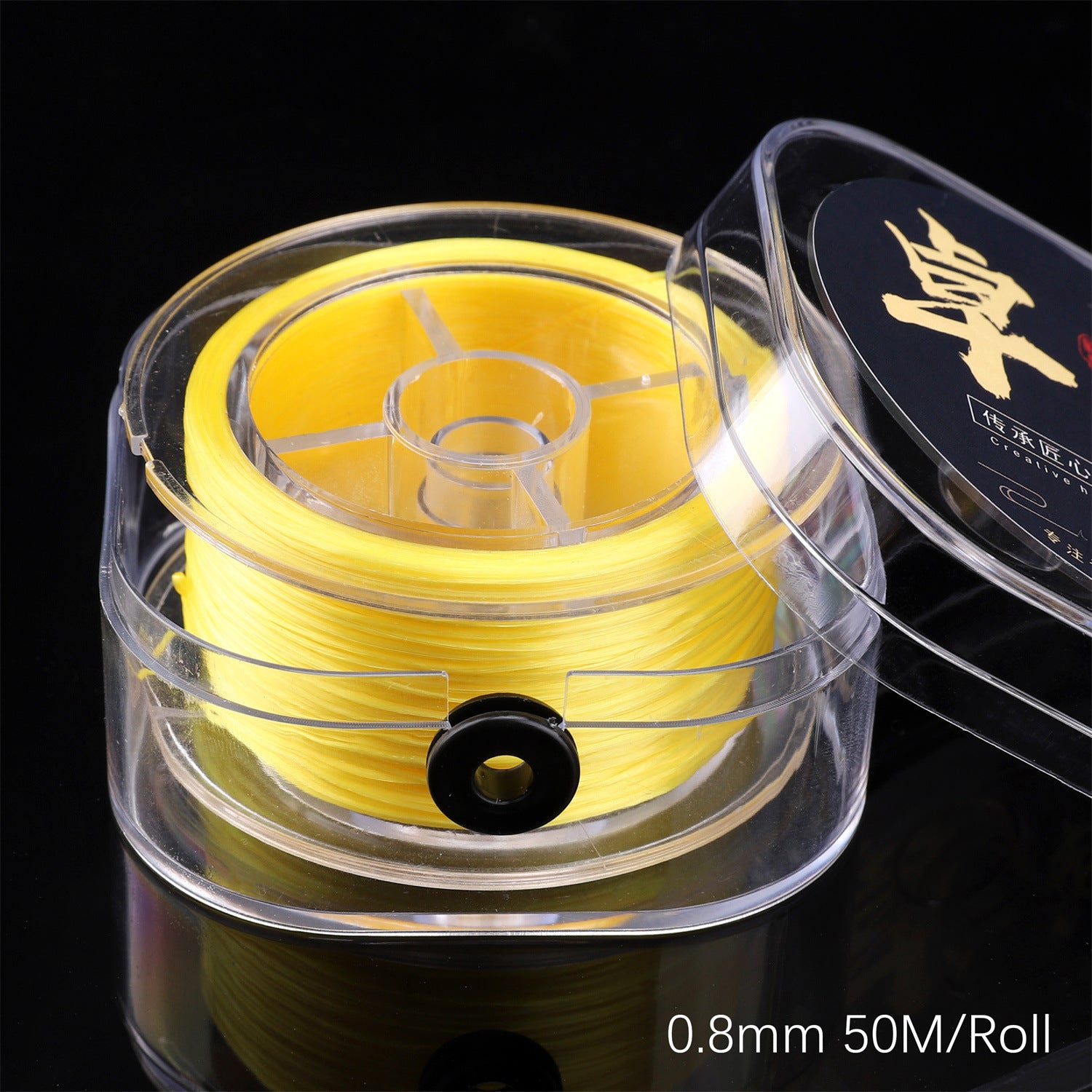 Handmade DIY String Accessories Flat Crystal Elastic Line - Beadable Cat