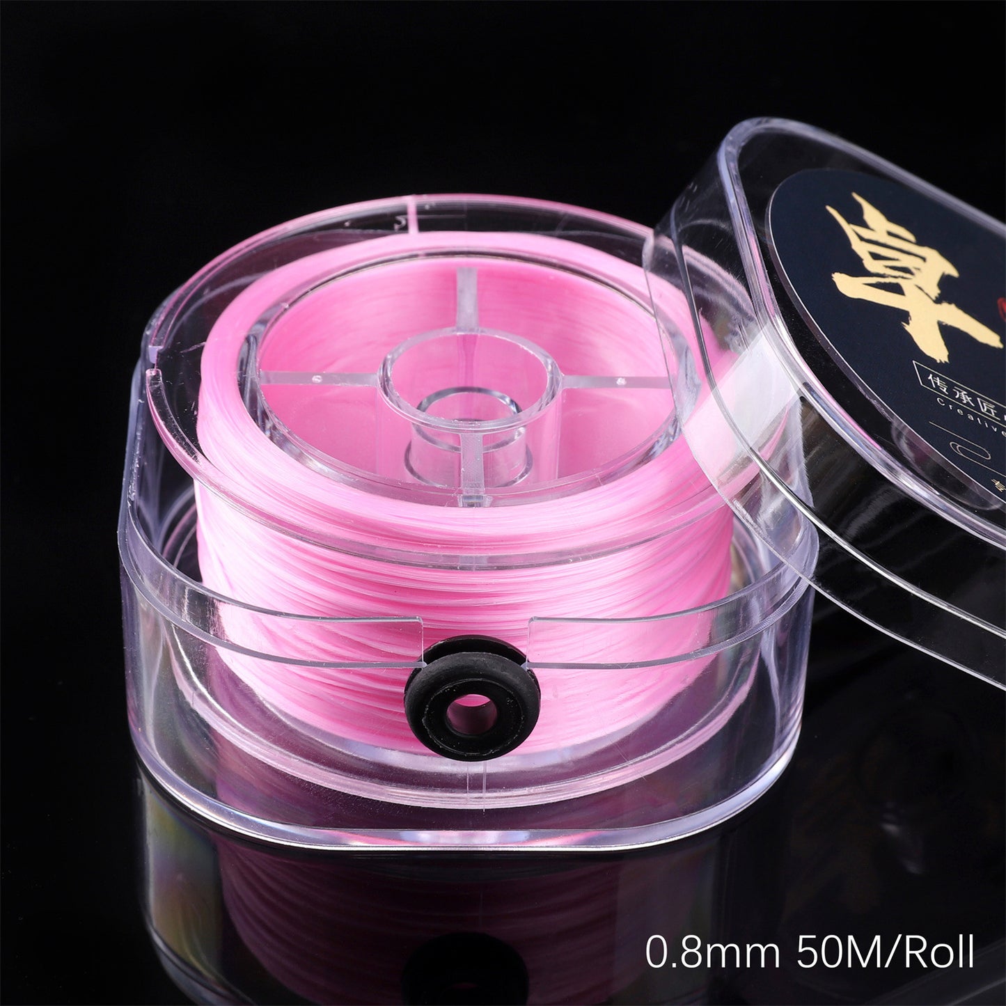 Handmade DIY String Accessories Flat Crystal Elastic Line - Beadable Cat