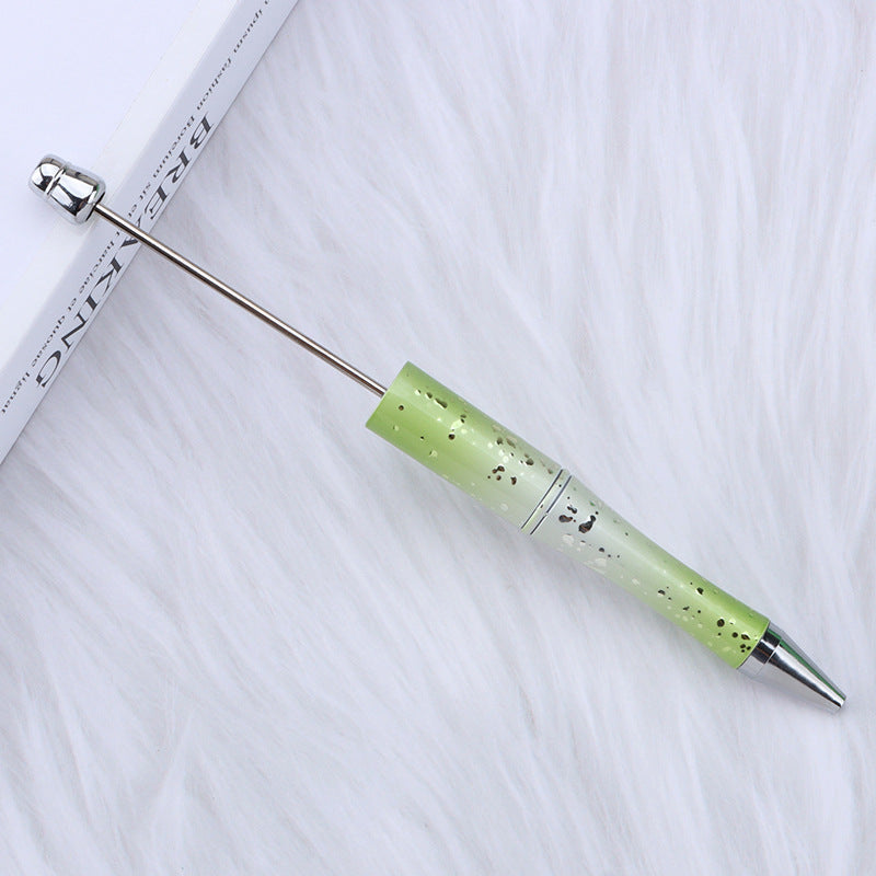 Starry sky bead pen ins gradient three-color ballpoint pen puzzle hand-painted cute | DIY Beadable Pen Craft Gift Idea