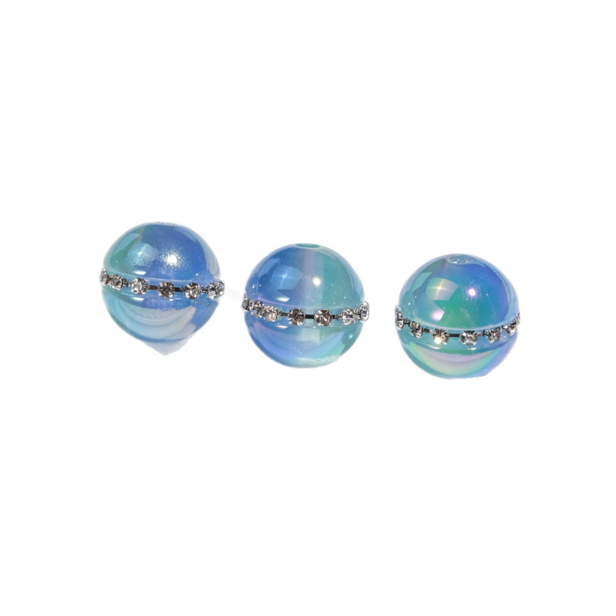 16mm UV Iridescent Glow-in-the-Dark Beads | Acrylic Bead for DIY Bracelet Keychain Jewelry Making
