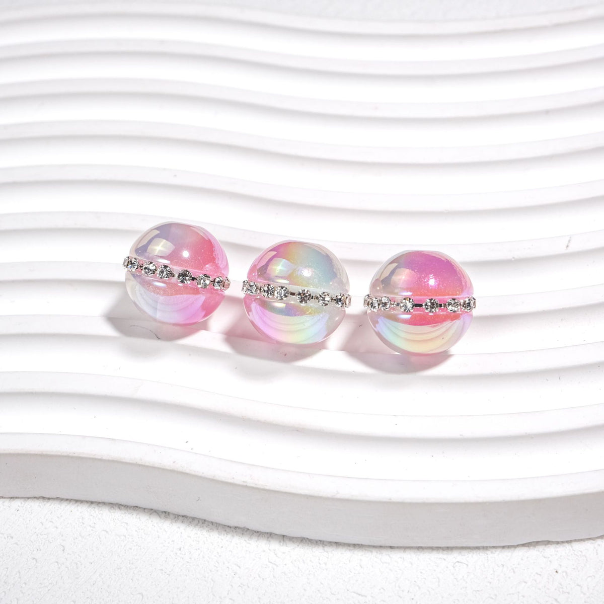 16mm UV Iridescent Glow-in-the-Dark Beads | Acrylic Bead for DIY Bracelet Keychain Jewelry Making