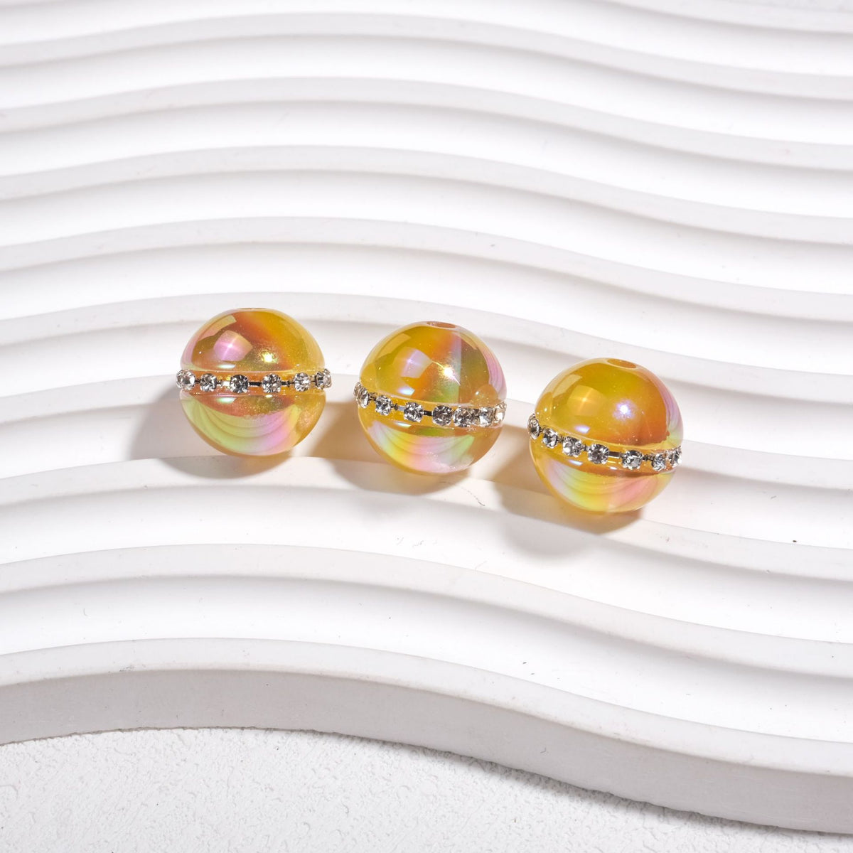 16mm UV Iridescent Glow-in-the-Dark Beads | Acrylic Bead for DIY Bracelet Keychain Jewelry Making