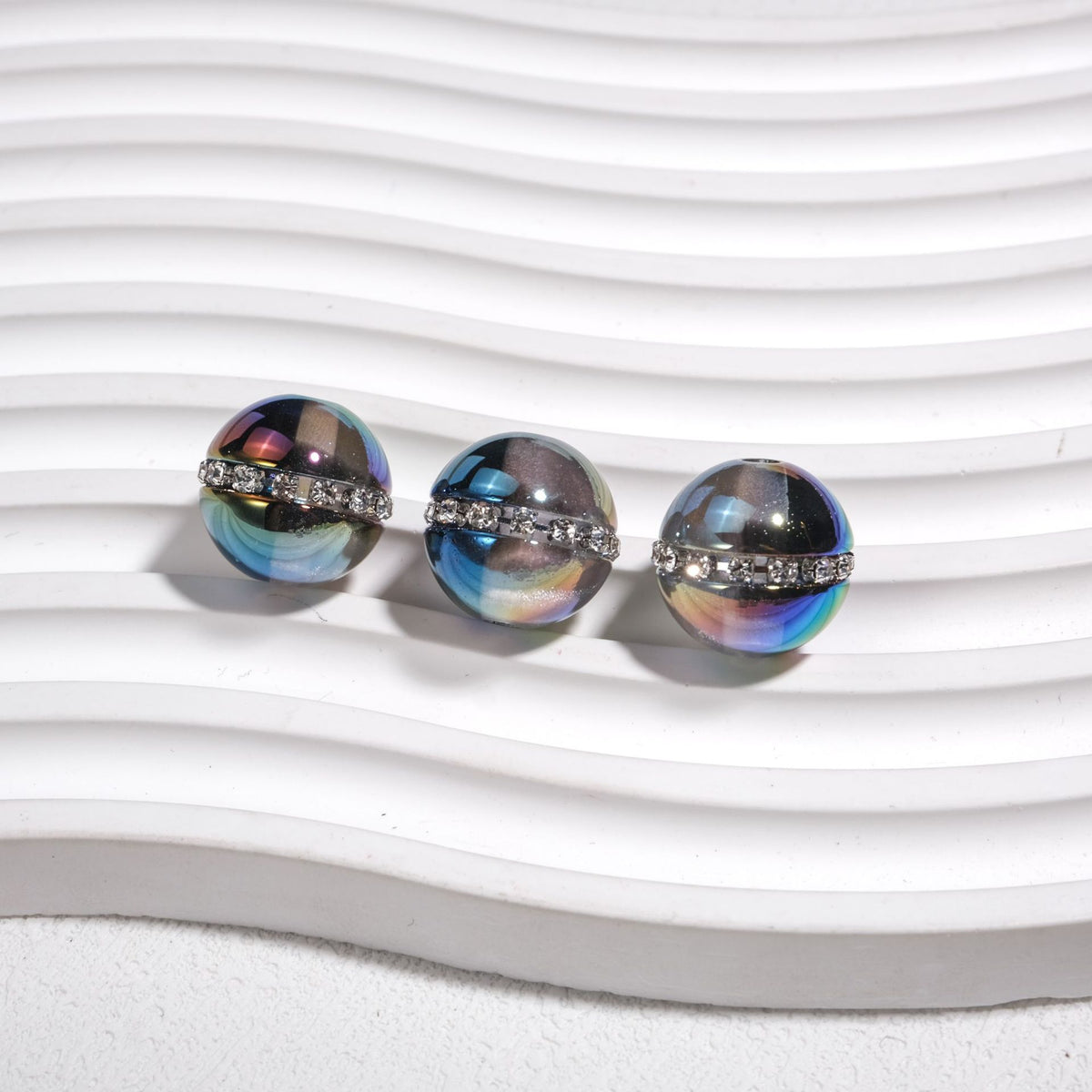 16mm UV Iridescent Glow-in-the-Dark Beads | Acrylic Bead for DIY Bracelet Keychain Jewelry Making