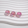 colored glaze rose red