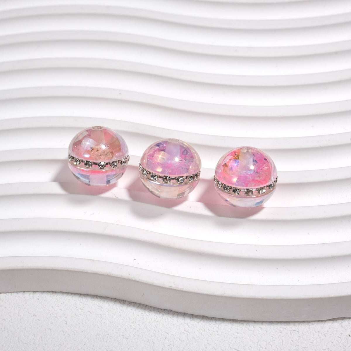 16mm UV Iridescent Glow-in-the-Dark Beads | Acrylic Bead for DIY Bracelet Keychain Jewelry Making