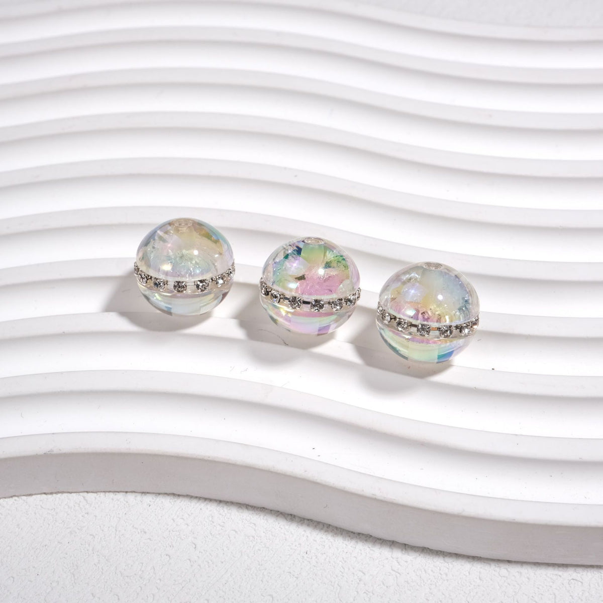 16mm UV Iridescent Glow-in-the-Dark Beads | Acrylic Bead for DIY Bracelet Keychain Jewelry Making