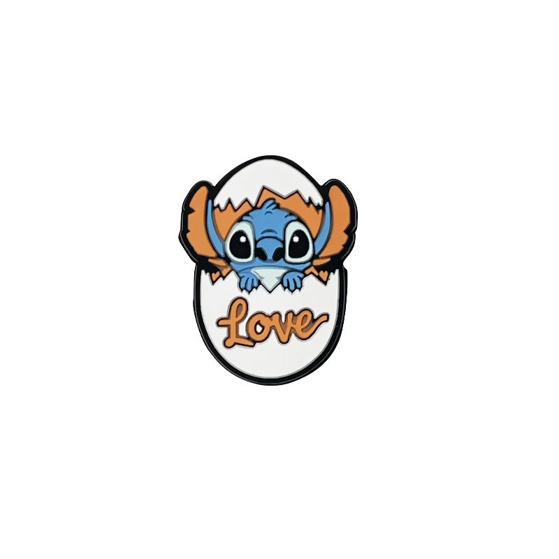 Cartoon character Stitch Cool Duck Silicone Focus Bead | Silicone Focal Bead for DIY Keychain & Pen Wrap