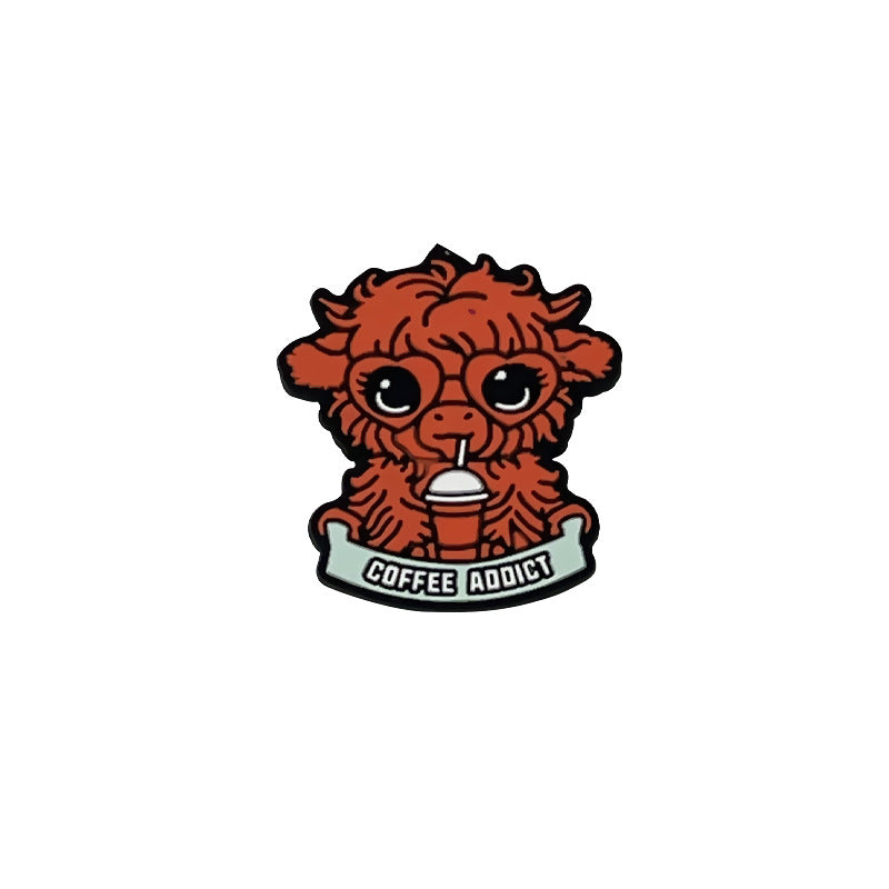 Cartoon character Stitch Cool Duck Silicone Focus Bead