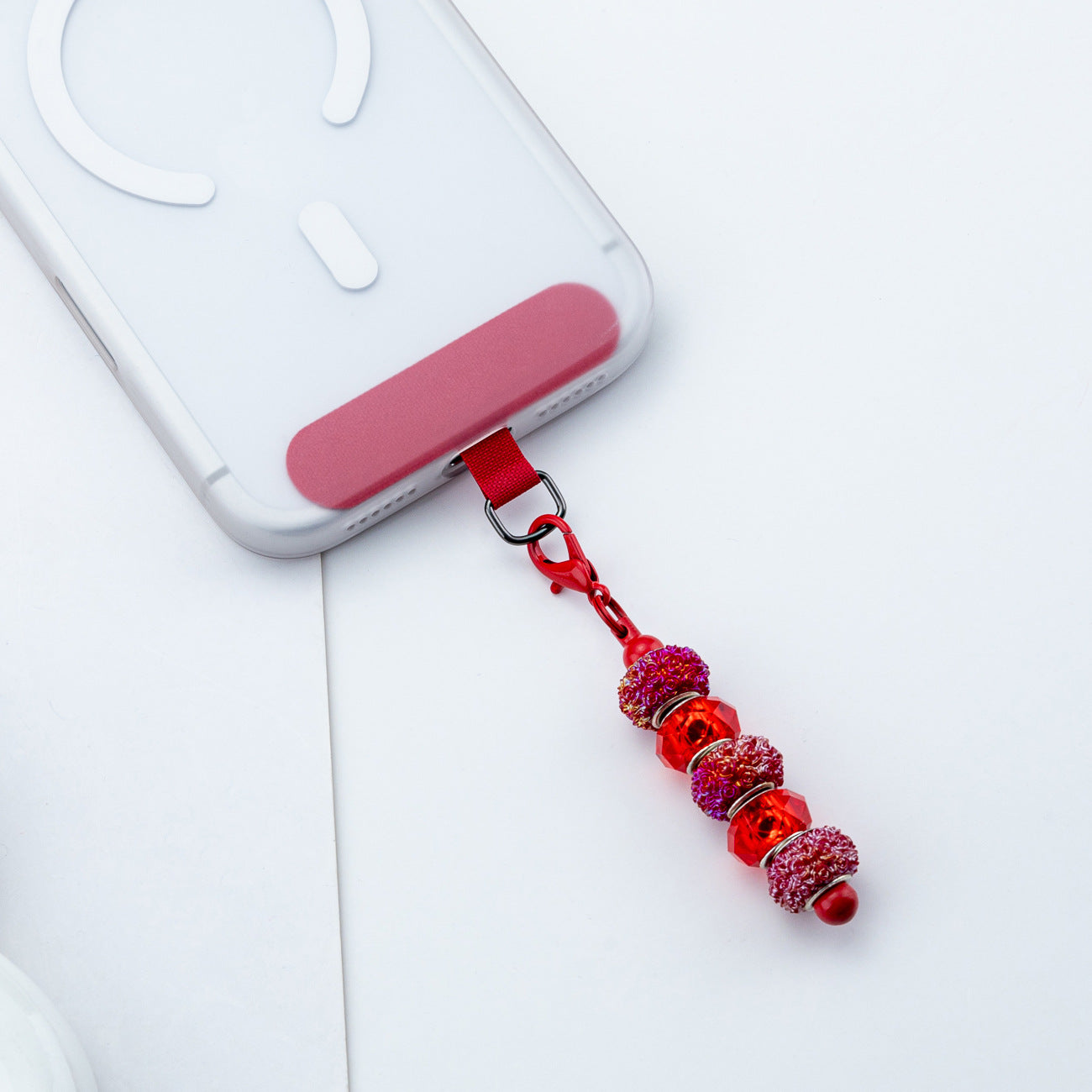 DIY Beaded Colorful Phone Clips | DIY Bead Bracelet Keychain & Jewelry Craft Supply