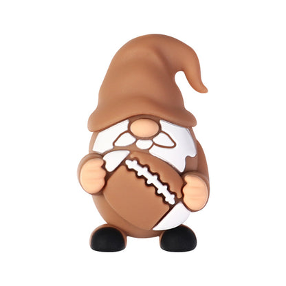 New 3D Silicone Bead Rugby Jersey with Creative Bow Design, Featuring Dwarf-style Beaded Details.