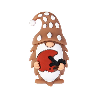 New 3D Silicone Bead Rugby Jersey with Creative Bow Design, Featuring Dwarf-style Beaded Details.