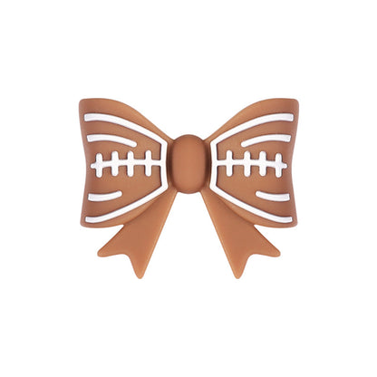 New 3D Silicone Bead Rugby Jersey with Creative Bow Design, Featuring Dwarf-style Beaded Details.