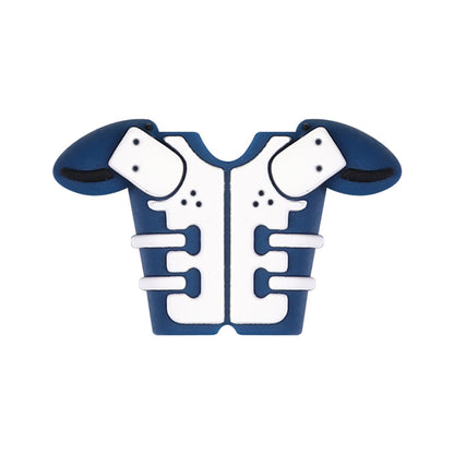 New 3D Silicone Bead Rugby Jersey with Creative Bow Design, Featuring Dwarf-style Beaded Details.