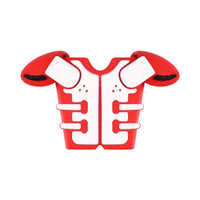 Red 3D Rugby Armor