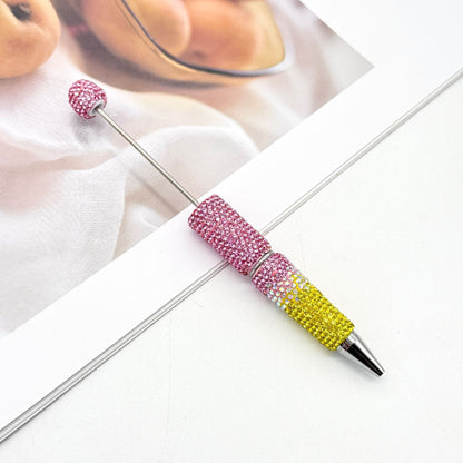 New Three-color Gradient Full-diamond Beaded Pen