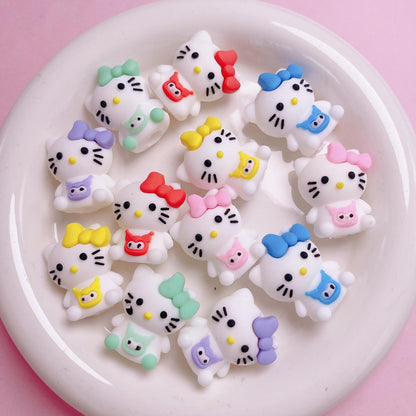 Cartoon Cinnamon Dog Cat Three-Eyed Guy Silicone Pen Cap | Silicone Focal Bead for DIY Keychain & Pen Wrap