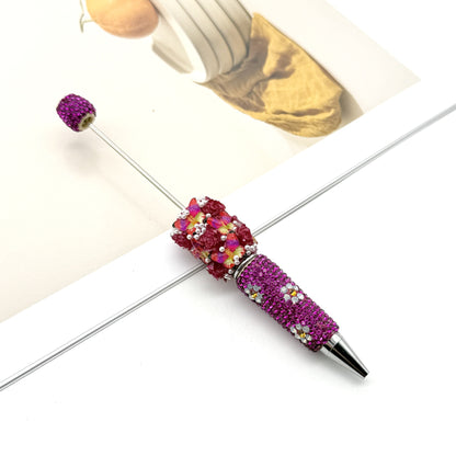 New Butterfly Rose Diamond Multicolor Beaded Pen