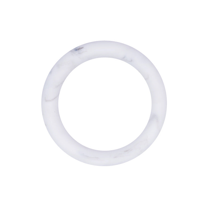 65mm Colored Silicone Ring | Silicone Focal Bead for DIY Keychain & Pen Wrap