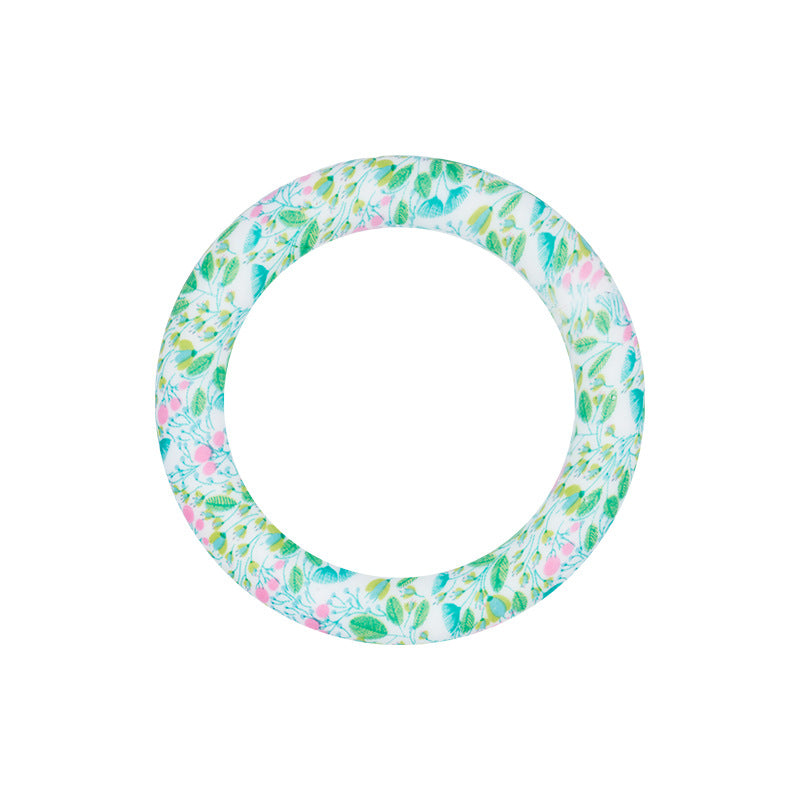 65mm Colored Silicone Ring | Silicone Focal Bead for DIY Keychain & Pen Wrap