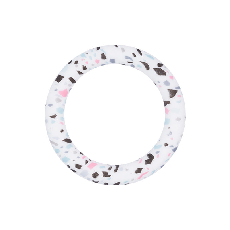 65mm Colored Silicone Ring | Silicone Focal Bead for DIY Keychain & Pen Wrap