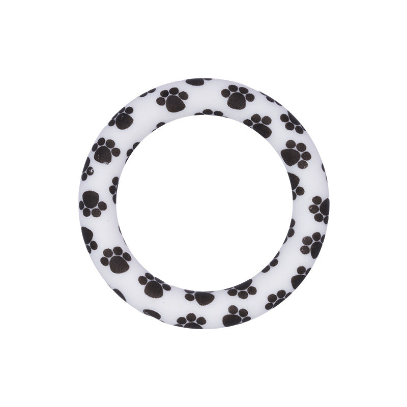 65mm Colored Silicone Ring | Silicone Focal Bead for DIY Keychain & Pen Wrap