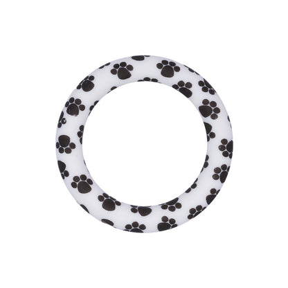 65mm Colored Silicone Ring | Silicone Focal Bead for DIY Keychain & Pen Wrap