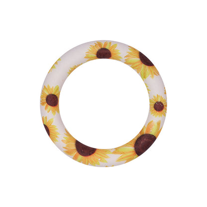 65mm Colored Silicone Ring | Silicone Focal Bead for DIY Keychain & Pen Wrap