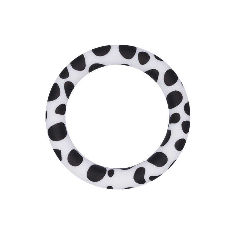 65mm Colored Silicone Ring | Silicone Focal Bead for DIY Keychain & Pen Wrap