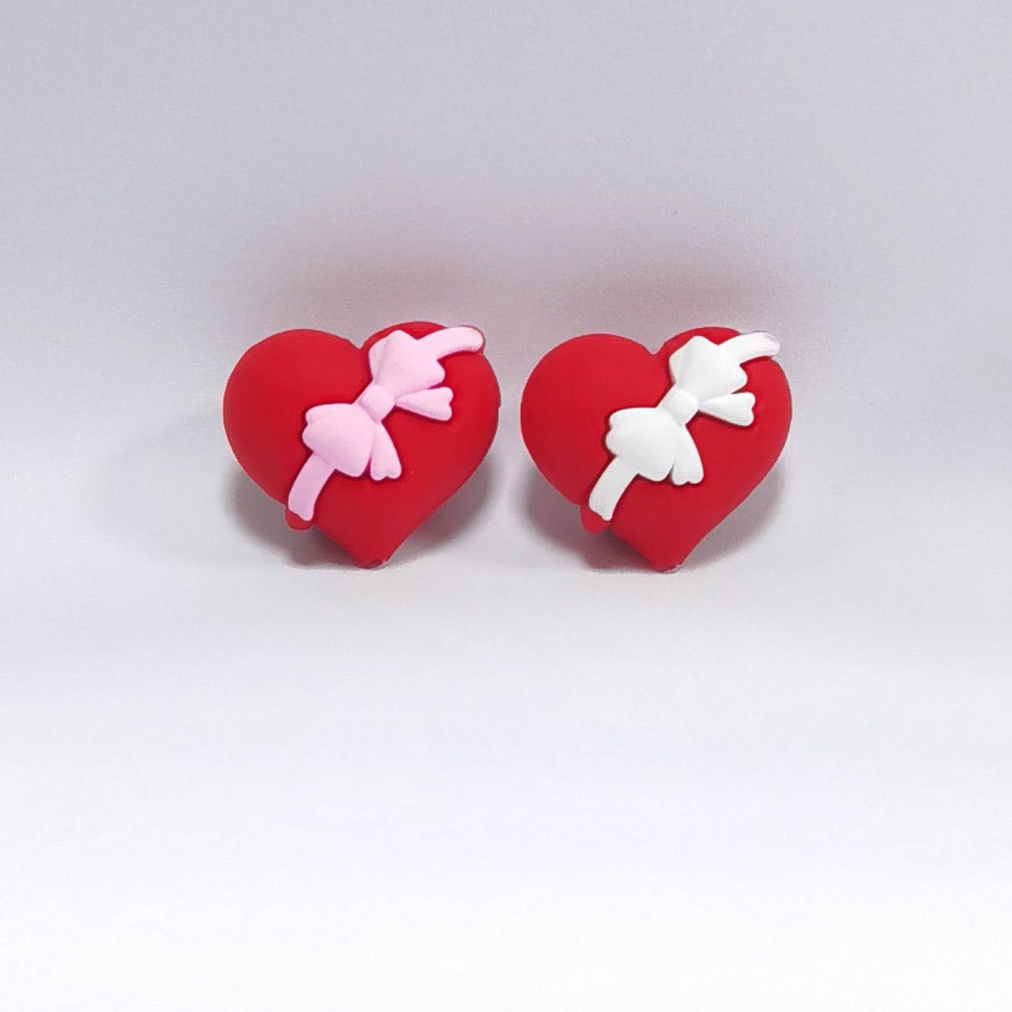 Valentine's Day Romantic Heart Bow Silicone Beaded String