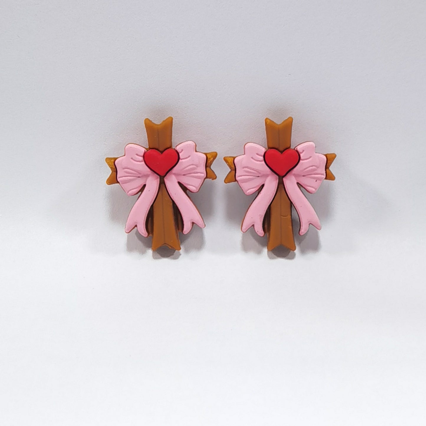 Valentine's Day Romantic Heart Bow Silicone Beaded String