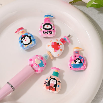 Mini Penguin Soap Bottle Acrylic Focal Beads | Acrylic Bead for DIY Bracelet Keychain Jewelry Making