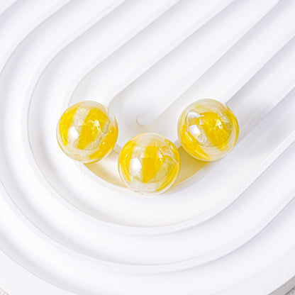 Glow in the Dark Watermelon Beads - 16mm UV Plated Acrylic Round | Acrylic Bead for DIY Bracelet Keychain Jewelry Making