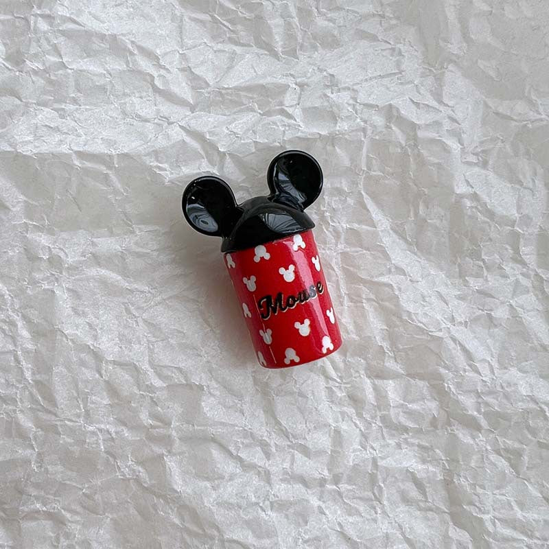 3D Mickey Minnie Style Focal Beads, 20x27mm Character Shaped Spacer | Acrylic Bead for DIY Bracelet Keychain Jewelry Making