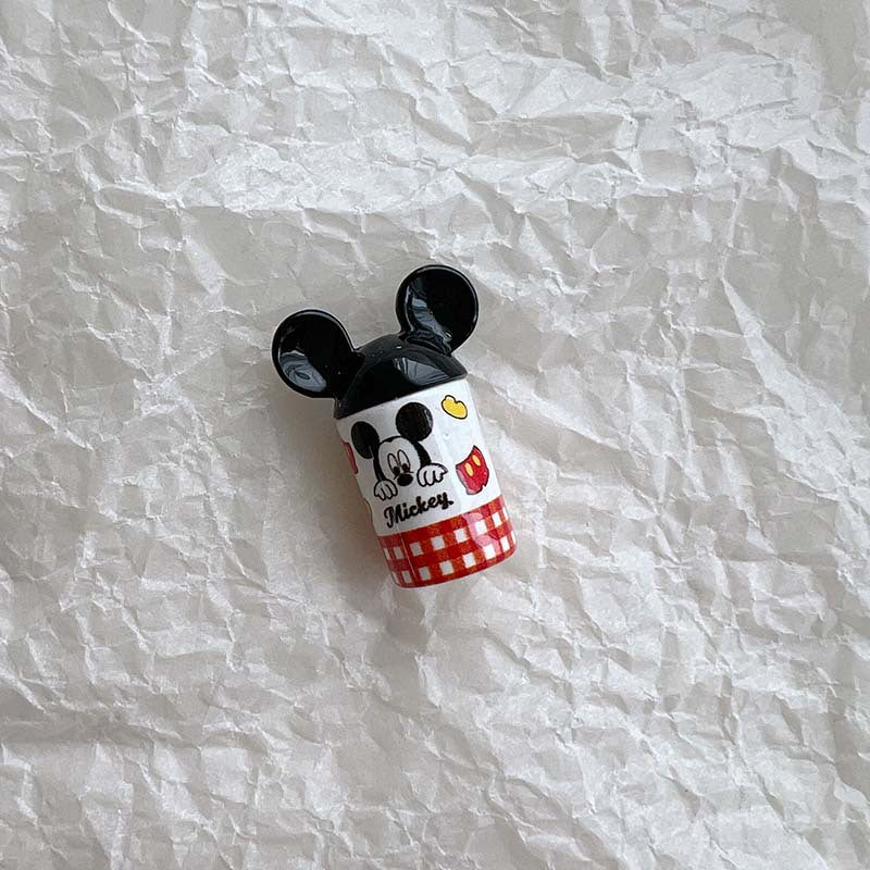 3D Mickey Minnie Style Focal Beads, 20x27mm Character Shaped Spacer | Acrylic Bead for DIY Bracelet Keychain Jewelry Making