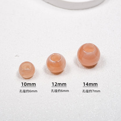 100pcs Mixed Color Big Hole Acrylic Beads - 10mm 12mm 14mm Size | Acrylic Bead for DIY Bracelet Keychain Jewelry Making