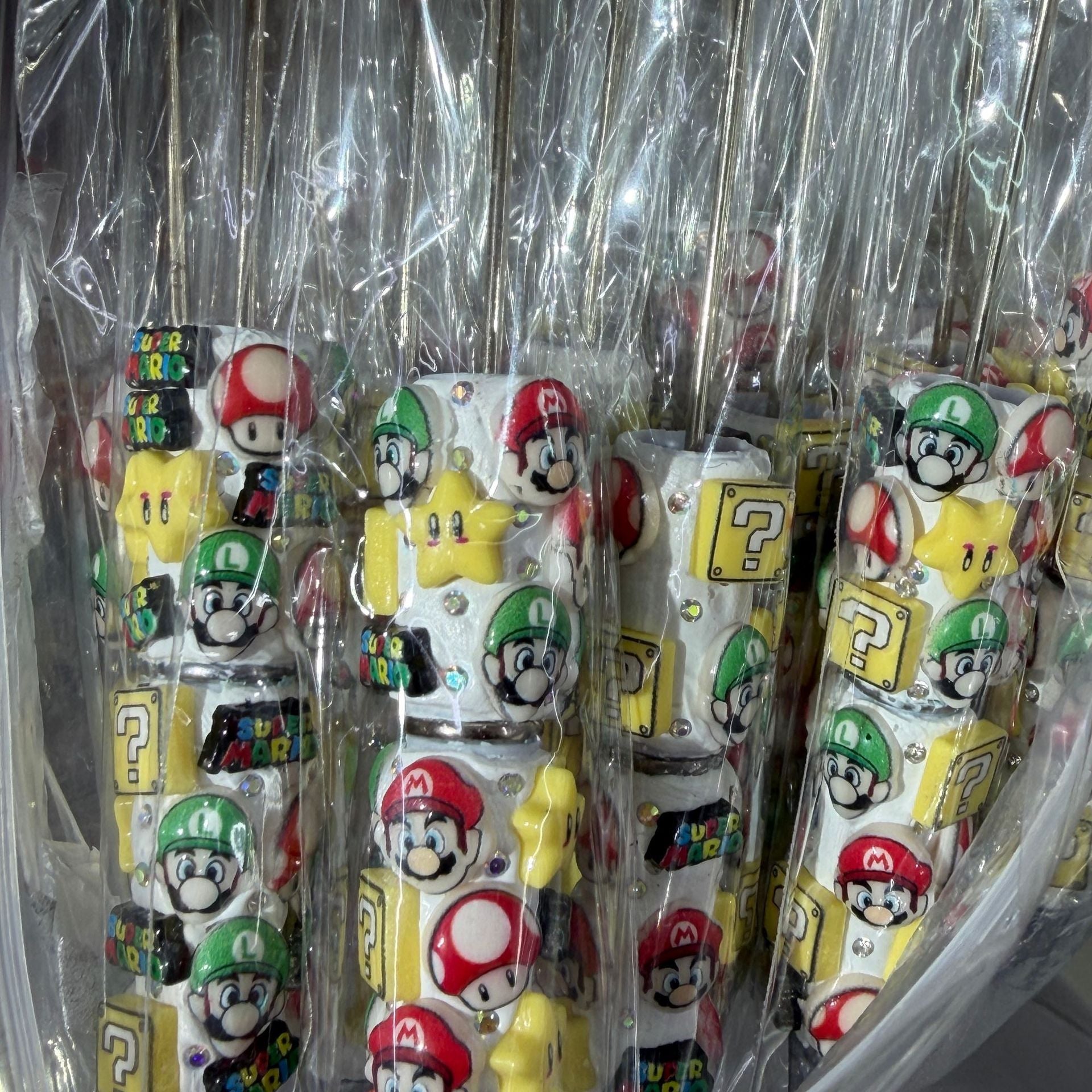 Kawaii Character 3D Rhinestone Beadable Pens | DIY Beadable Pen Craft Gift Idea